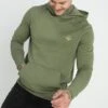 Pier One Kapuzenpullover - Khaki -Modekleidung bc1212a9952041d886a26d3b7a2c4b00