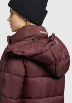 Khujo JULINA MATT - Wintermantel - Dunkelrot -Modekleidung bfe00d45bc554e56b4a8e1190dd455ad