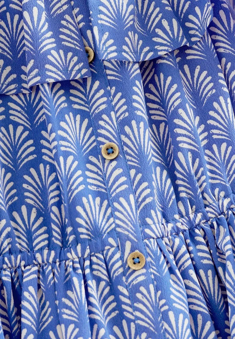 Next PRINTED COLD-SHOULDER STANDARD - Freizeitkleid - Cobalt Blue 5 Next PRINTED COLD-SHOULDER STANDARD - Freizeitkleid - Cobalt Blue – Bild 3