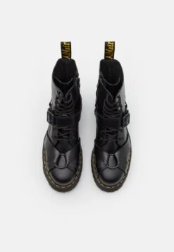Dr. Martens JADON HARNESS UNISEX - Schnürstiefelette - Black Paris -Modekleidung c2acfcb88f914858bb89d5fbb325d9c2