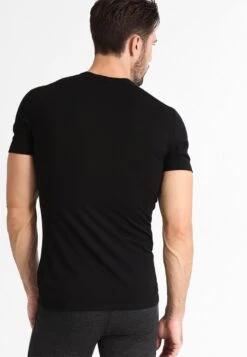 Icebreaker MERINO ANATOMICA SS CREWE - Unterhemd/-shirt - Black/monsoon -Modekleidung c6e49dd9db714090b72e453be4267515