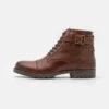 Pier One LEATHER - Schnürstiefelette - Brown 1 Pier One LEATHER - Schnürstiefelette - Brown -Modekleidung cc36912fd13c41d5bc50a6bc7214b455