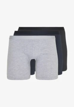 Pier One 3 PACK - Panties - Grey/black/blue -Modekleidung d40c8d42454f469ea2c254012617aa1f