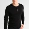 Pier One Langarmshirt - Black -Modekleidung e058243a8e774966b0e6878733b2791a