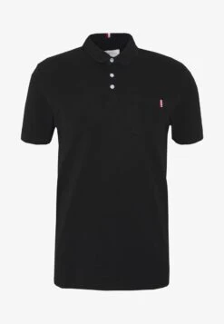 Pier One TRICOLORE TRIM POLO - Poloshirt - Black 11 Pier One TRICOLORE TRIM POLO - Poloshirt - Black -Modekleidung e404807e1e204940957c687903f2c960 1