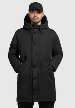 Khujo TERRA - Wintermantel - Schwarz -Modekleidung e70a5f83efbf4e78bd61bc5f6cd75bdf