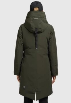 Khujo CHARLYN - Wintermantel - Dunkelgrün -Modekleidung ec6b382f5b304822ae4d26fbbaa70afb