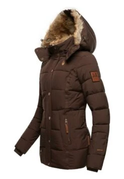 Marikoo NEKOO - Winterjacke - Dark Choco -Modekleidung f3ed0ee463154263be43111321ac27cc