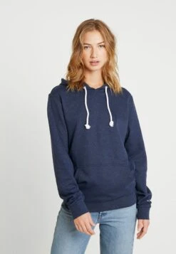 Pier One Kapuzenpullover - Dark Blue Melange -Modekleidung f41a4e0a0b4e44d7bc64339b285a59ba