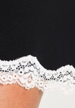 Anna Field HEIDI LONG SLEEVES VISCOSE NIGHTDRESS - Nachthemd - Black -Modekleidung f833b7133ba747e99510b29e29947484