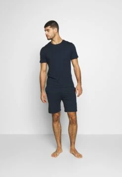 Pier One Nachtwäsche Set - Dark Blue -Modekleidung fc886fde9bf04465aca445c40be7ff1b