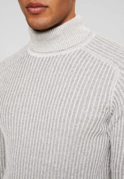 Pier One Strickpullover - 111 - Mottled Light Grey -Modekleidung fea4b15041fe4254ac1426dc28a9b165